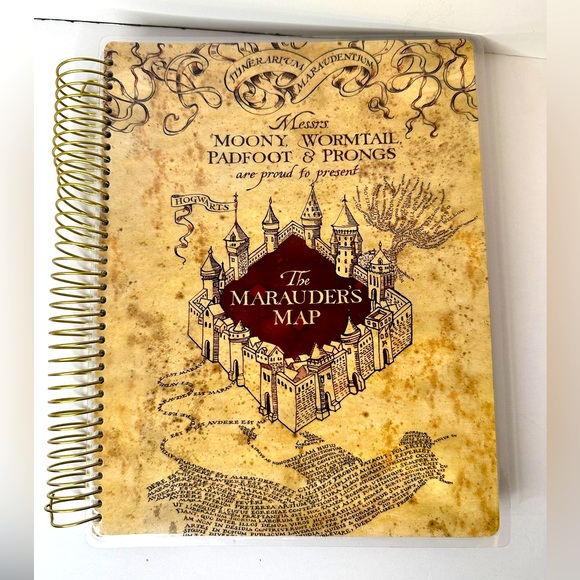 Paper House Productions Marauder's Map Harry Potter 12 Month Undated Planner - Picture 1 of 6